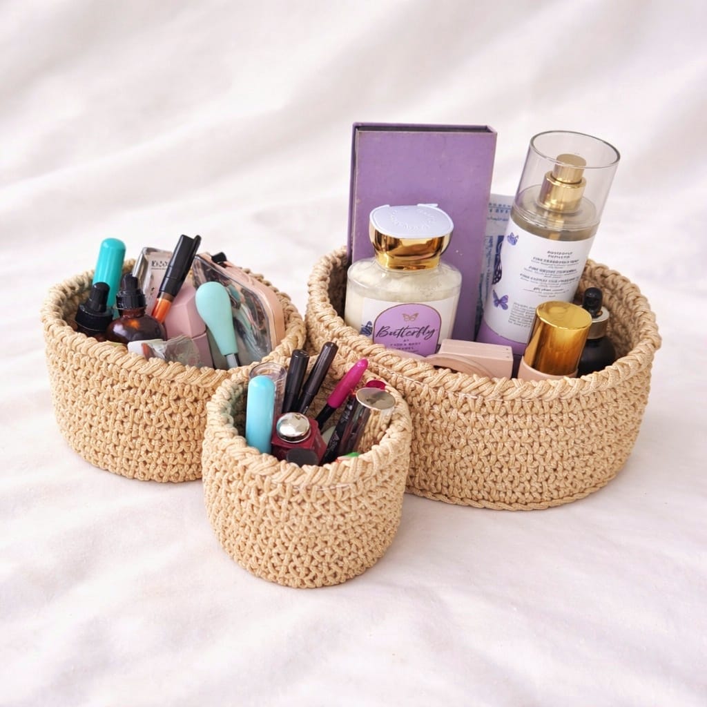 pack 3 pièces simple panier rond