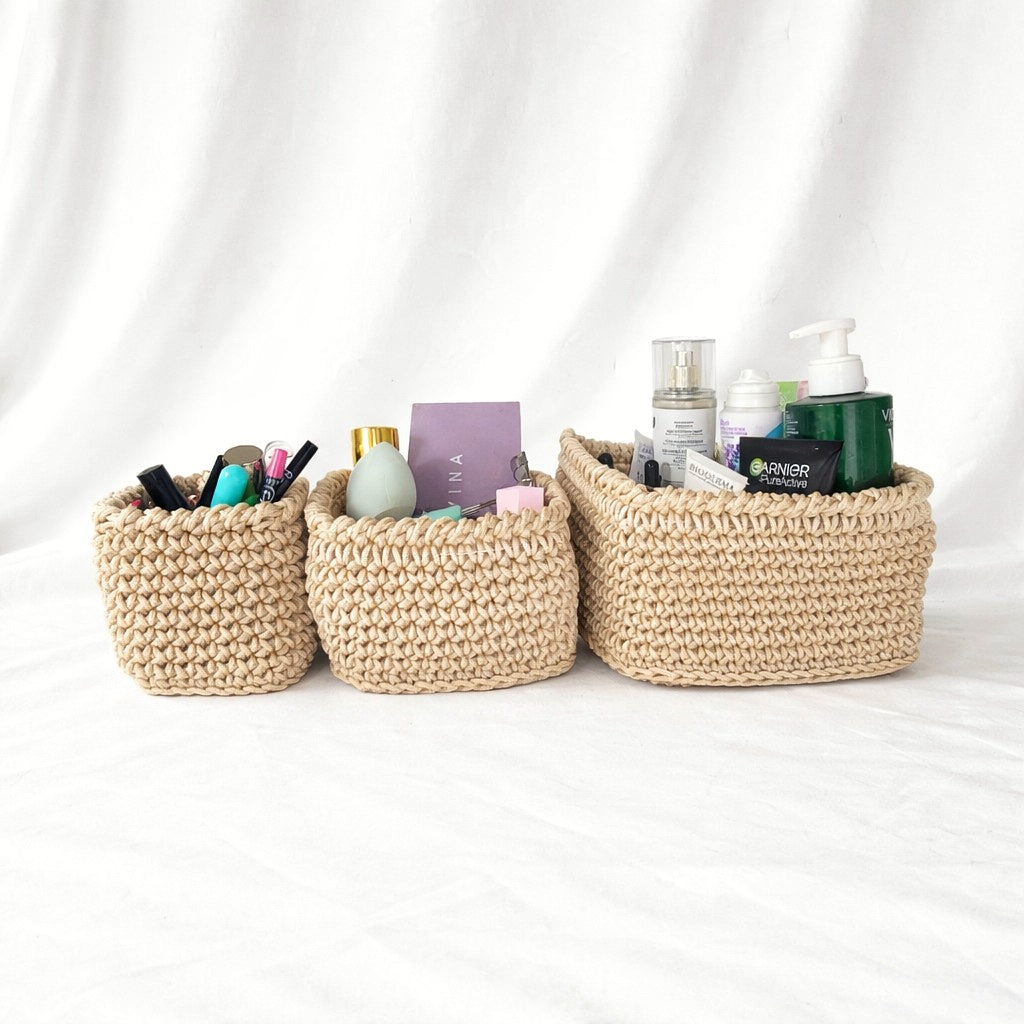 pack 3 pièces simple panier carré