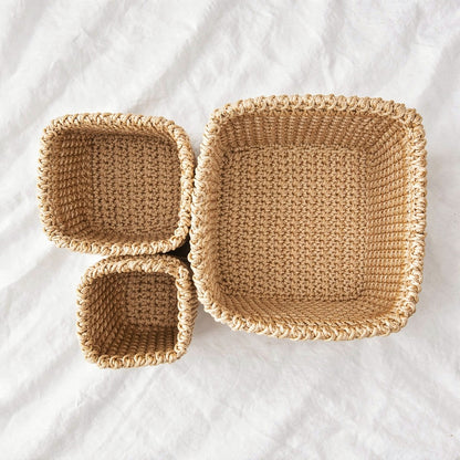 pack 3 pièces simple panier carré