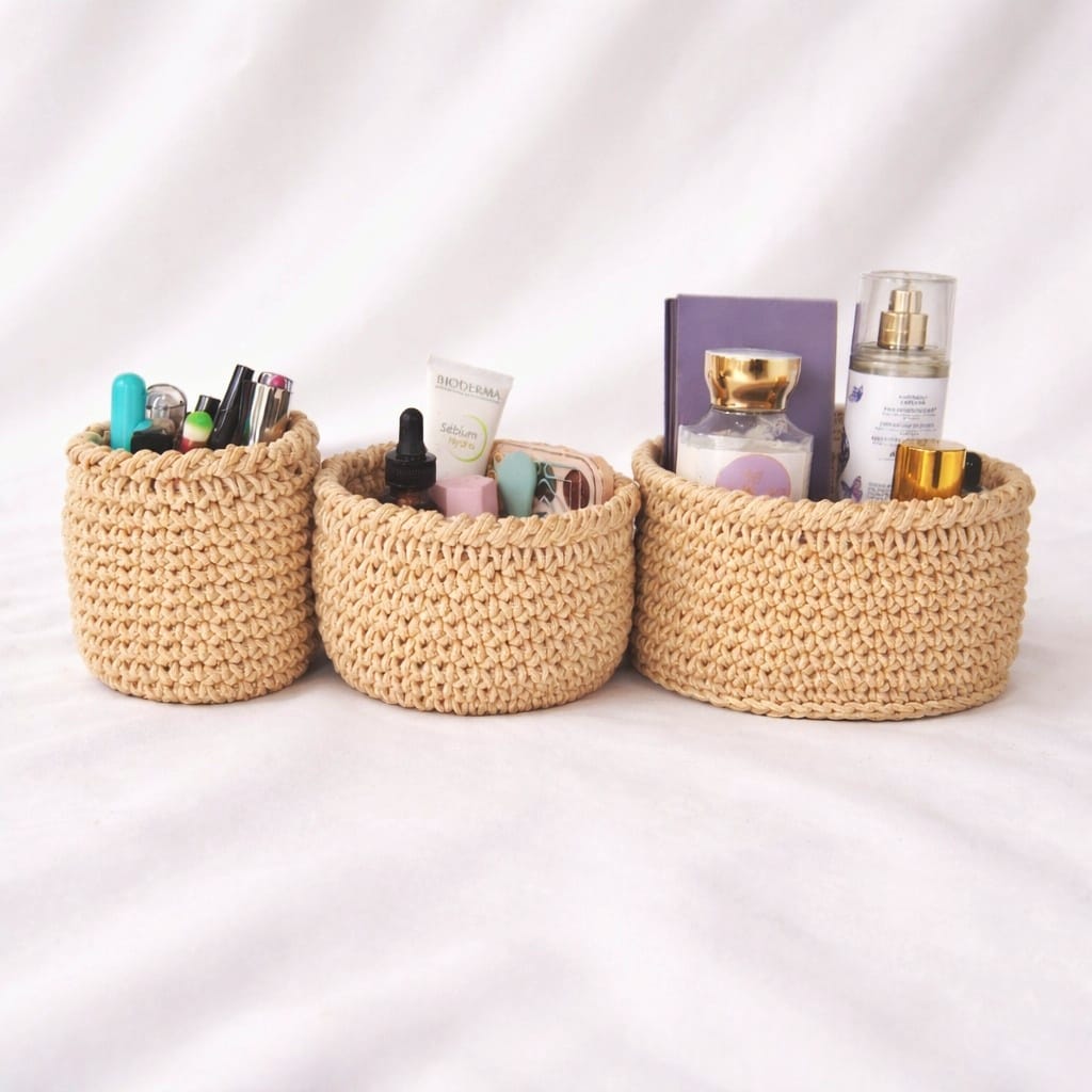 pack 3 pièces simple panier rond