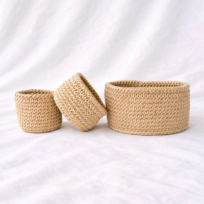 pack 3 pièces simple panier rond