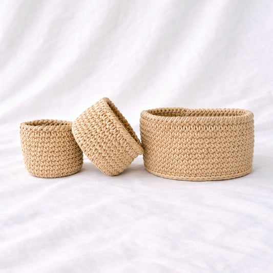 pack 3 pièces simple panier rond